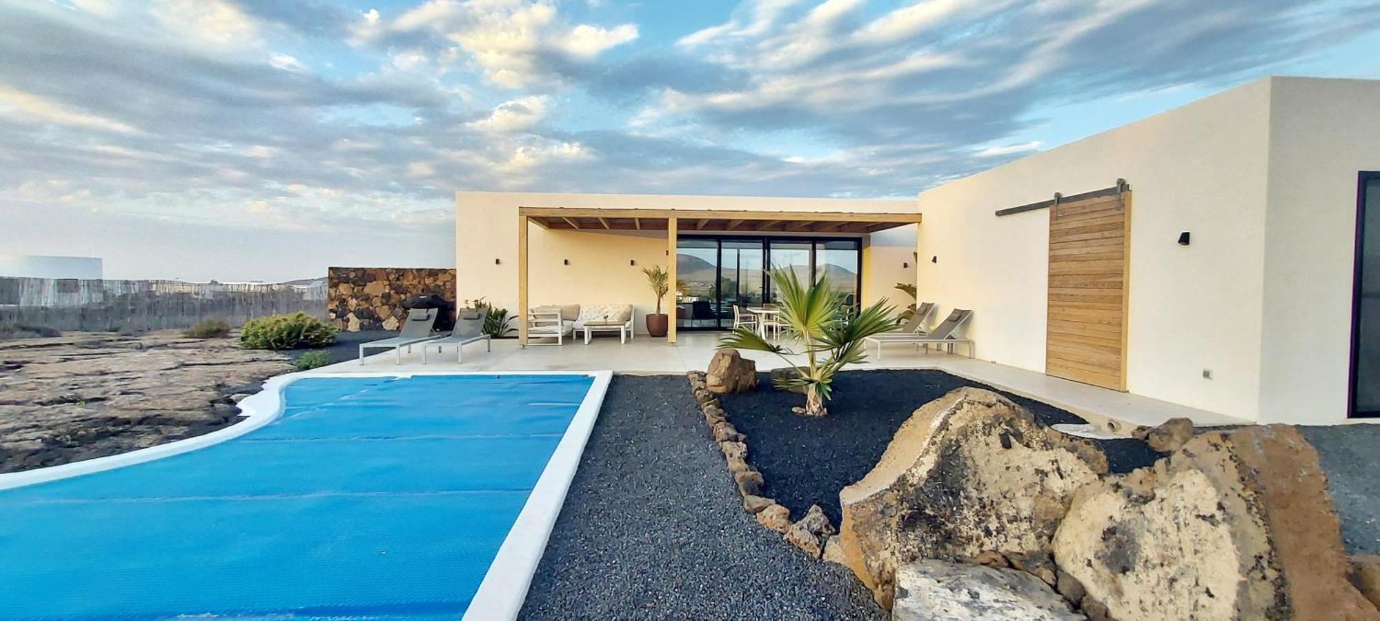 Villa Tabaiba En Lajares Con Piscina 외부 사진