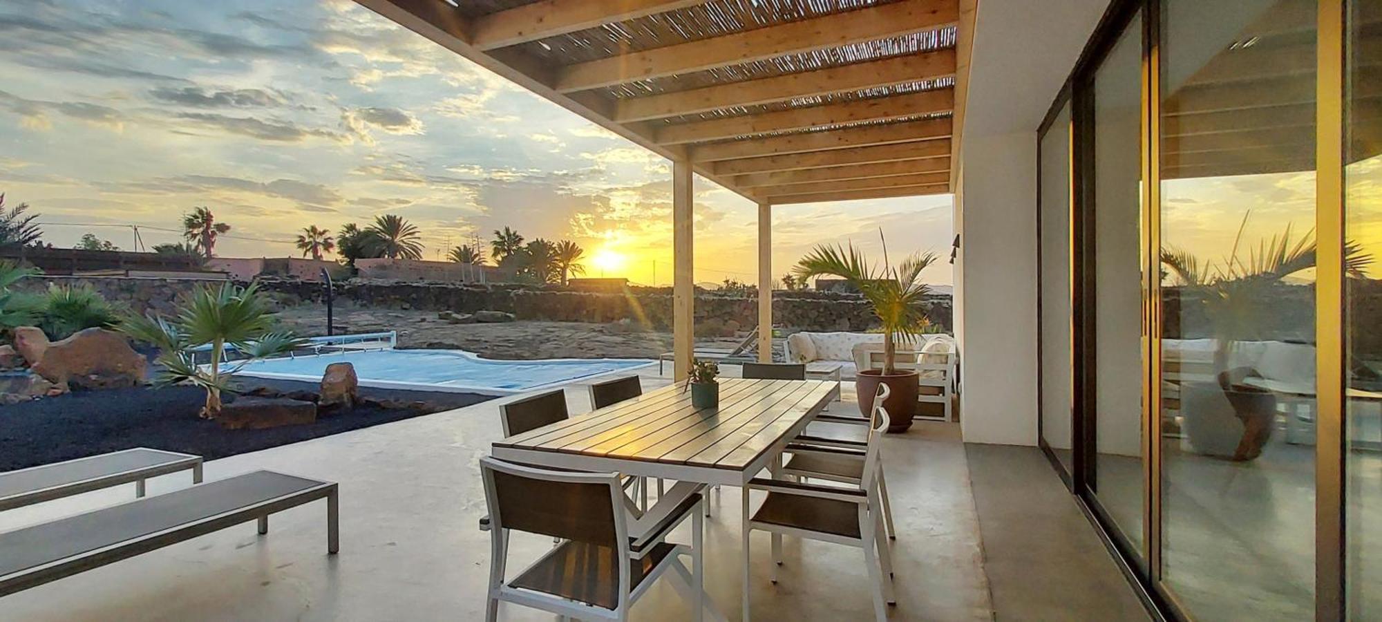 Villa Tabaiba En Lajares Con Piscina 외부 사진