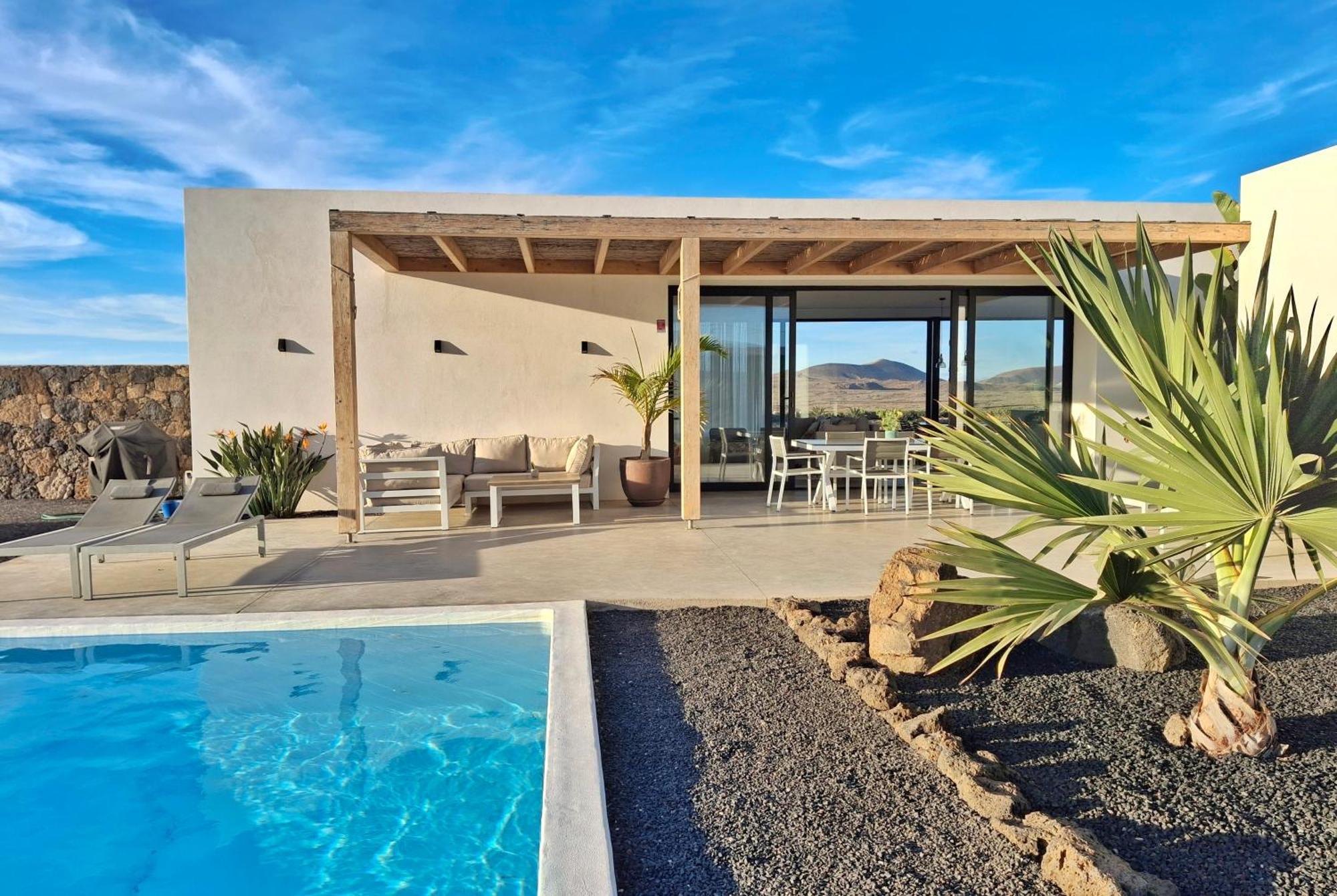 Villa Tabaiba En Lajares Con Piscina 외부 사진