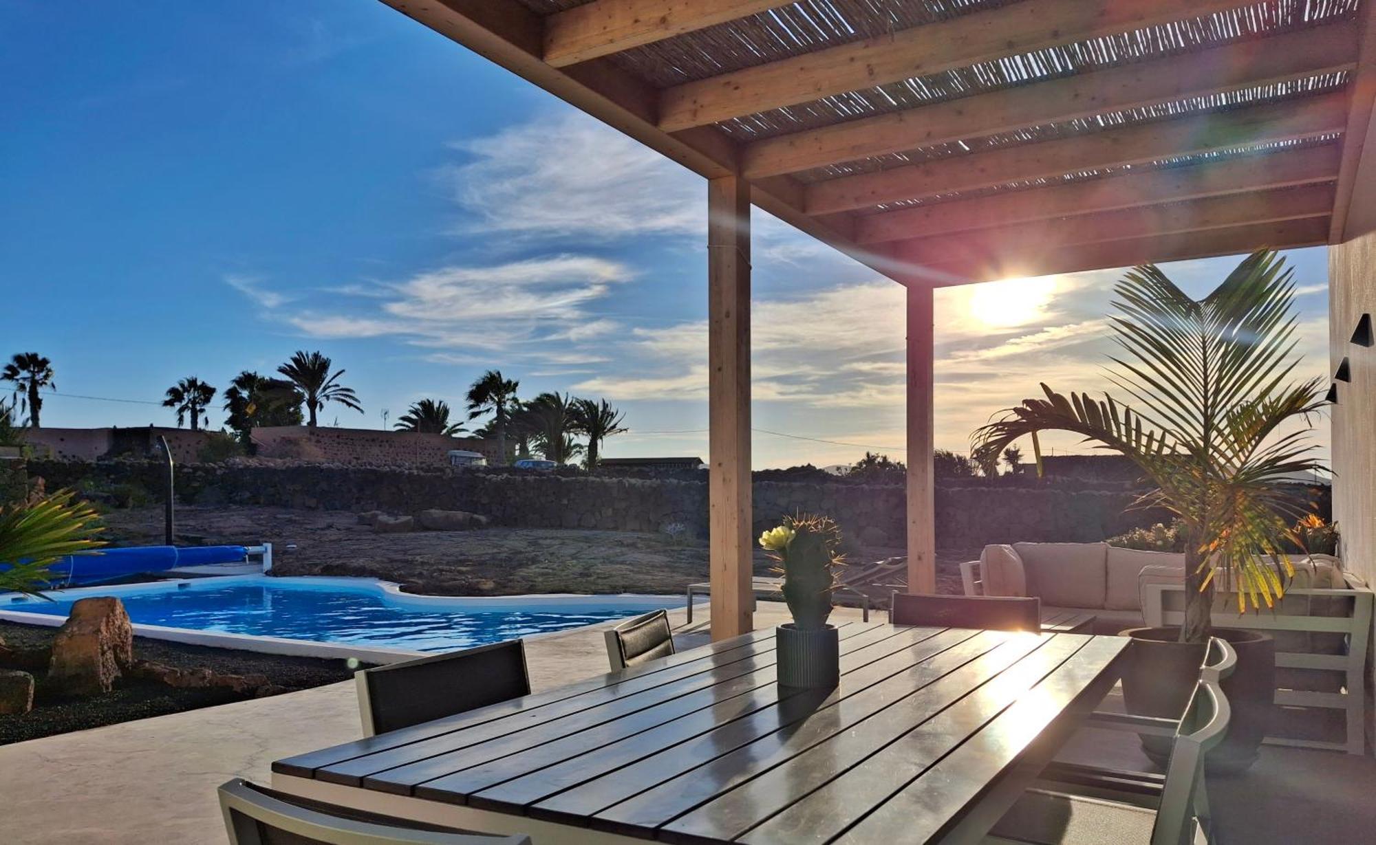 Villa Tabaiba En Lajares Con Piscina 외부 사진